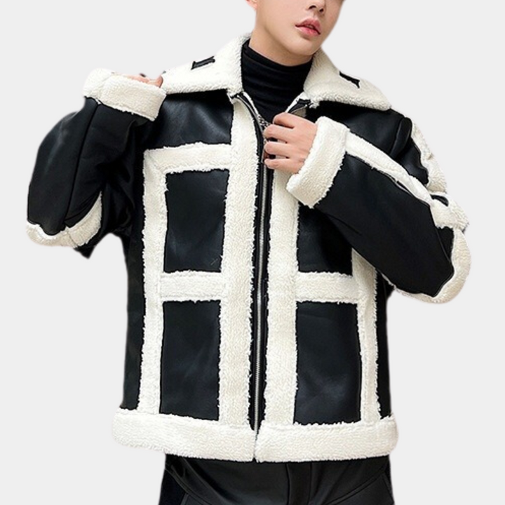 Elegant motorbike jacket for men who appreciate a fashionable and stylish look