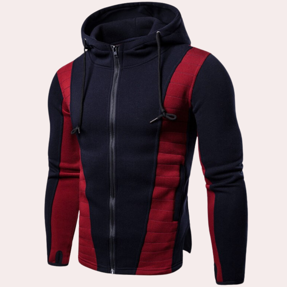 Stylish and comfortable men's hoodie - model EVERT