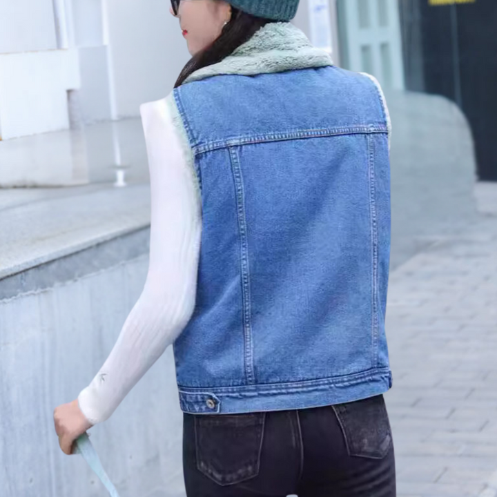 ELEANOR - Stylish and comfortable winter denim cardigan for women, perfect for cold days