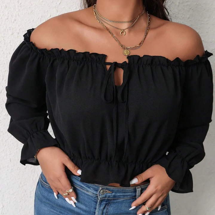 RAEGAN - Elegant women's T-shirt with a contemporary style that impresses
