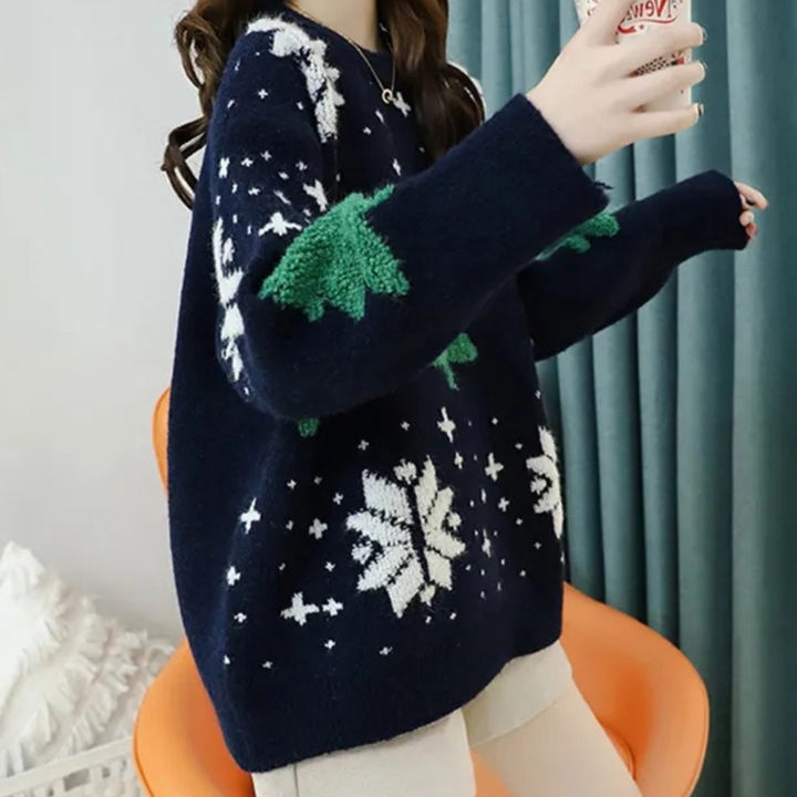 Stylish ANGELIE Christmas jumper for women - bring a magical atmosphere to your outfit!