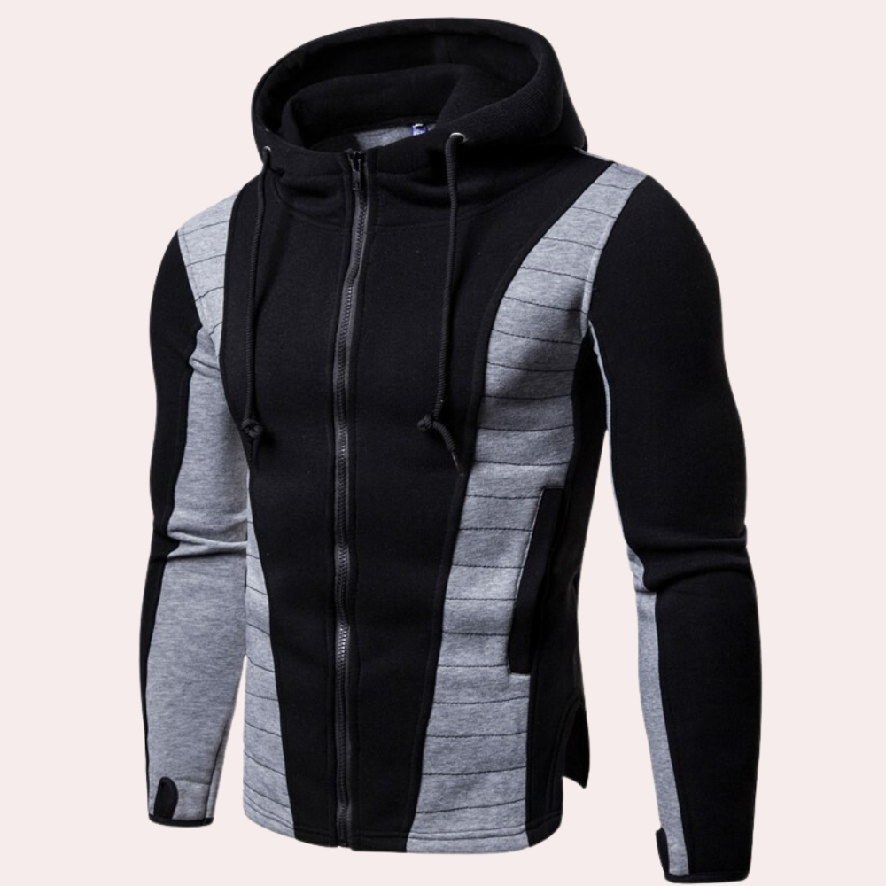 Stylish and comfortable men's hoodie - model EVERT
