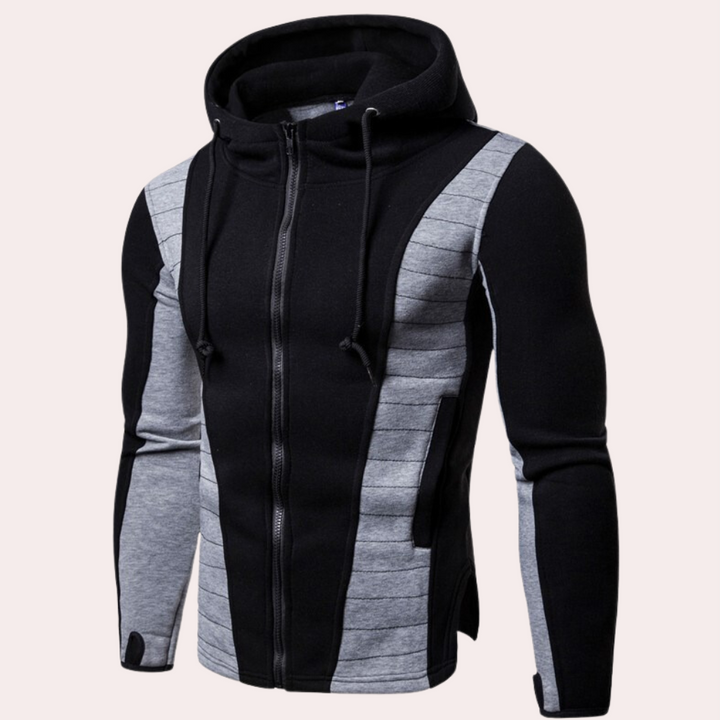 Stylish and comfortable men's hoodie - model EVERT