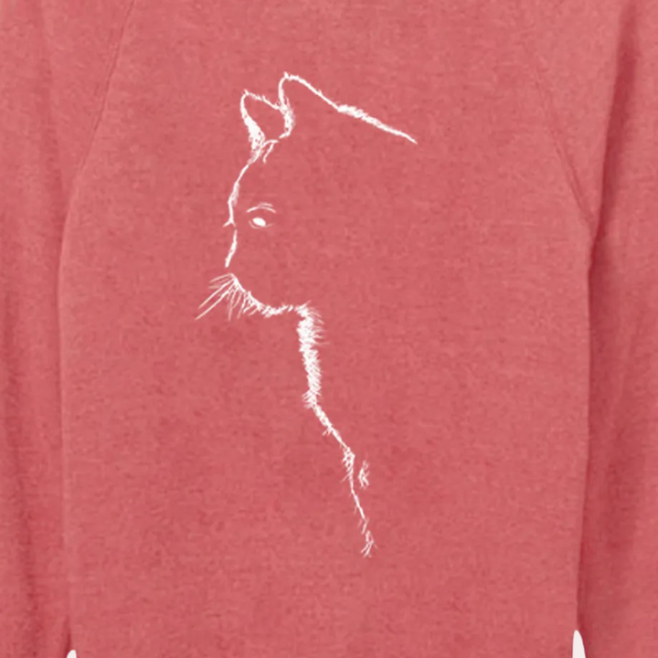 Stylish ladies' jumper with adorable cat - perfect for any occasion!