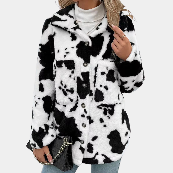 Stylish and comfortable AYLIN winter coat in an elegant feminine design