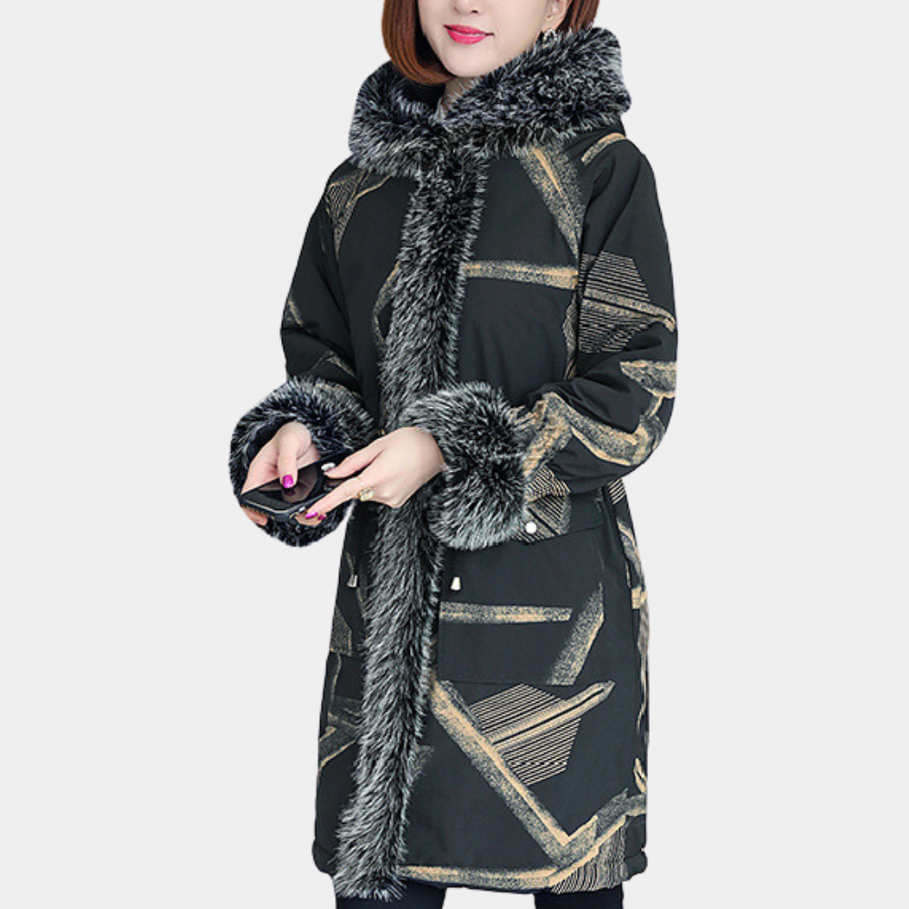 Elegant KINA women's winter coat: the perfect combination of warmth and style!