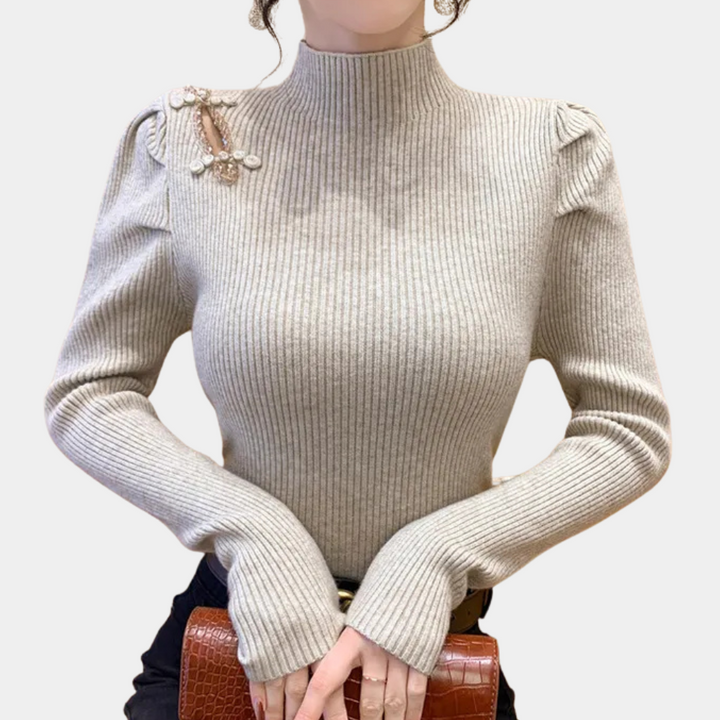 ELYSA - Classic elegant women's jumper, perfect for a sophisticated style for any occasion