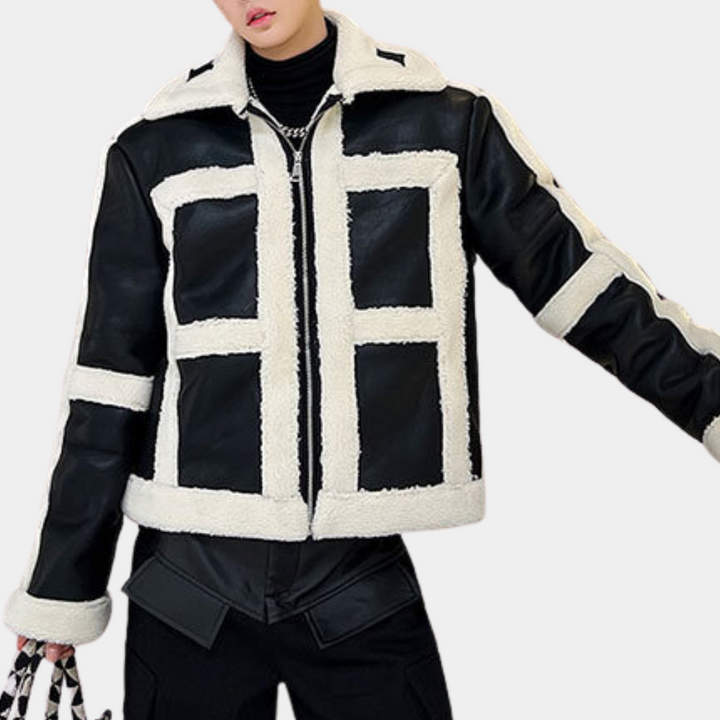 Elegant motorbike jacket for men who appreciate a fashionable and stylish look