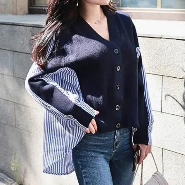Stylish long-sleeved women's blouse - a pinch of modern elegance!