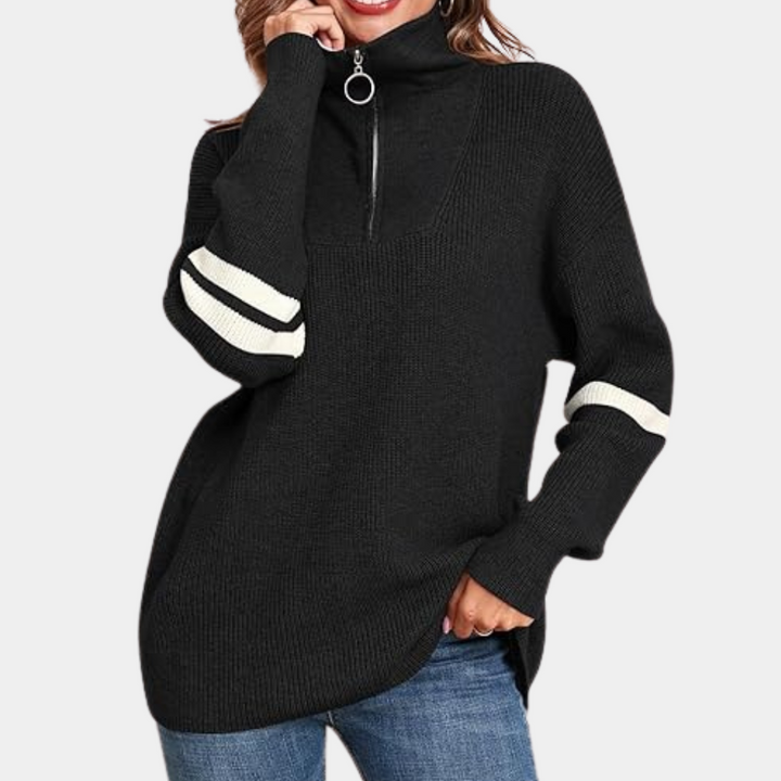 AURORE - Classic elegant women's jumper, a must-have in every wardrobe