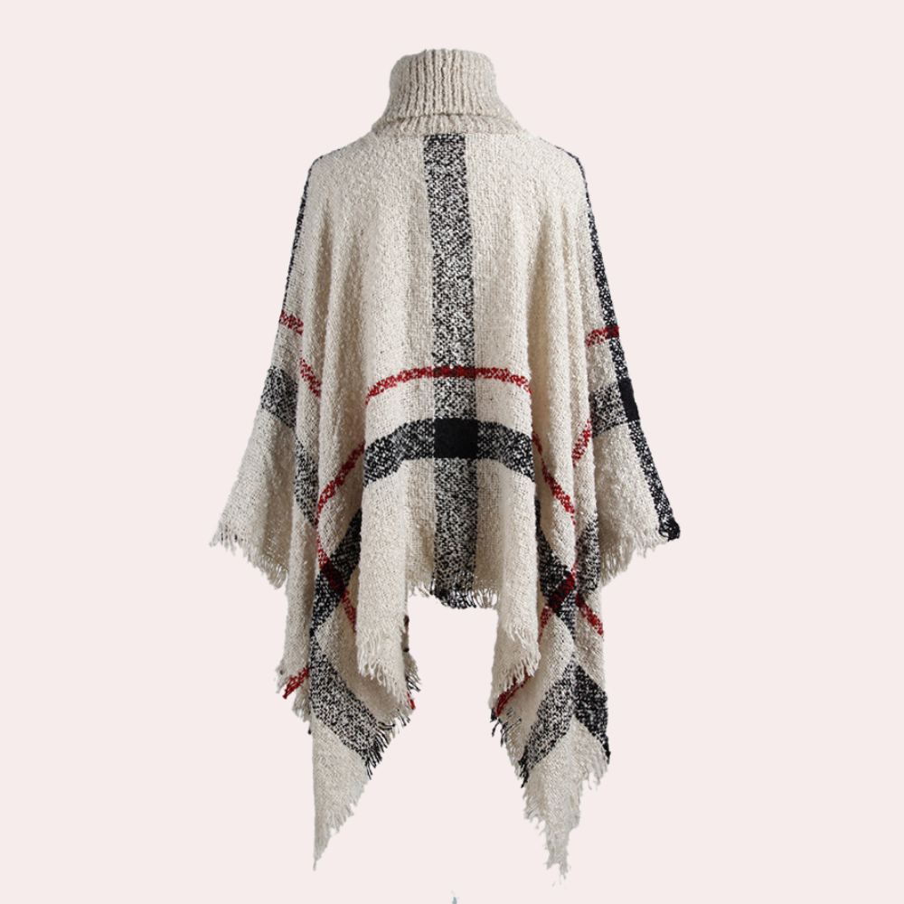 Stylish knitted women's poncho - choose fashion at the highest level!