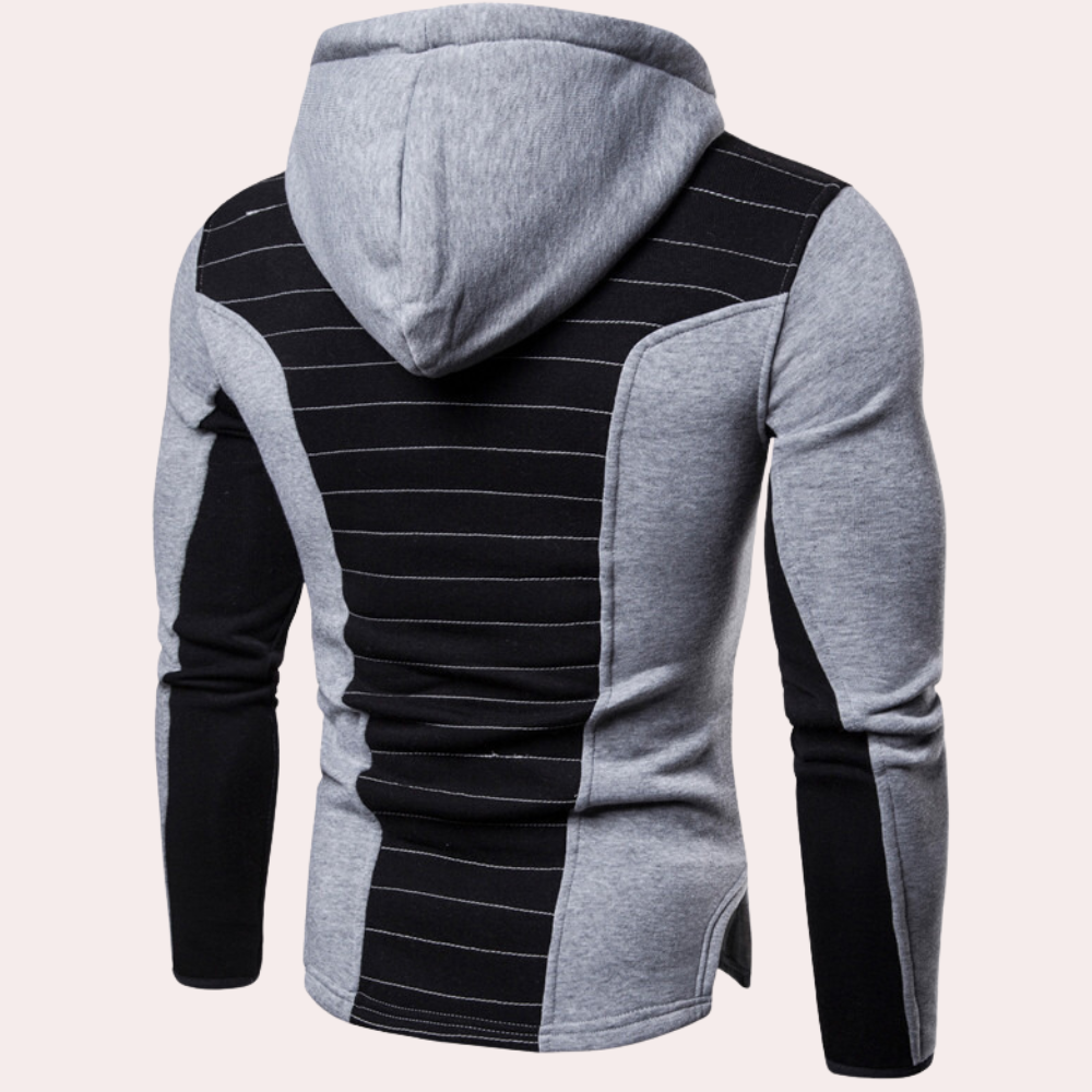 Stylish and comfortable men's hoodie - model EVERT