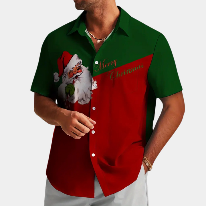 A stylish and exclusive Christmas shirt for the modern man - David