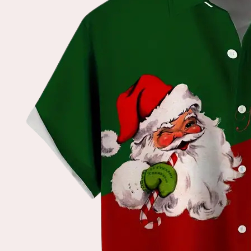 A stylish and exclusive Christmas shirt for the modern man - David