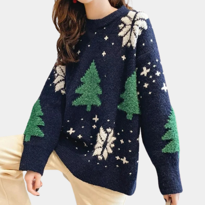 Stylish ANGELIE Christmas jumper for women - bring a magical atmosphere to your outfit!